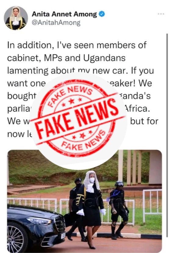 AnitahAmong's tweet photo. Kindly ignore the fake, malicious and forged tweet making rounds on social media, created by ill-intentioned people. https://t.co/NDNNAri2fL