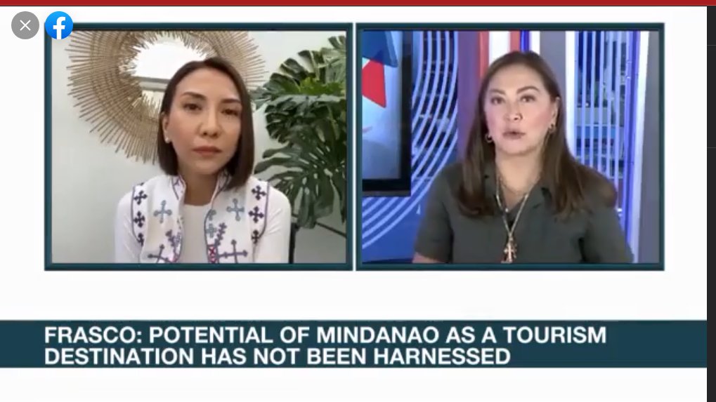 AlfredoGenom's tweet photo. Much gratitude to incoming DOT Secretary Cristina Frasco for giving due visibility to the beautiful island of Mindanao in her #ANCHeadstart interview with Ms. Karen Davila.
We can look forward as to how the #ColorsOfMindanao can paint beauty for the rest of the Philippines. ๐ต๐ญ https://t.co/meoUEKUfDX