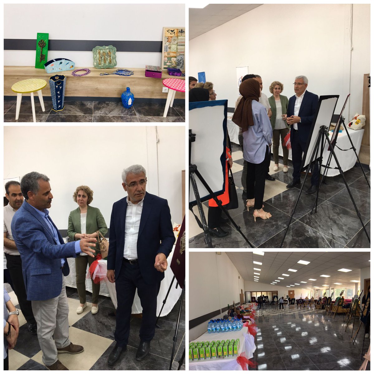 MalatyaKYGM's tweet photo. 🖼️🖌️🎨 El sanatları yıl sonu sergimiz Battalgazi Belediye Başkanı Osman GÜDER, İl Müdürümüz Ebubekir KAYHAN ve Battalgazi İlçe Müdürümüz Kasım KARADUMAN’ın katılımıyla gerçekleştirildi.

📍 Malatya Kız Öğrenci Yurdu
@kasapoglu @gencliksporbak https://t.co/Vomk1SkZ0w