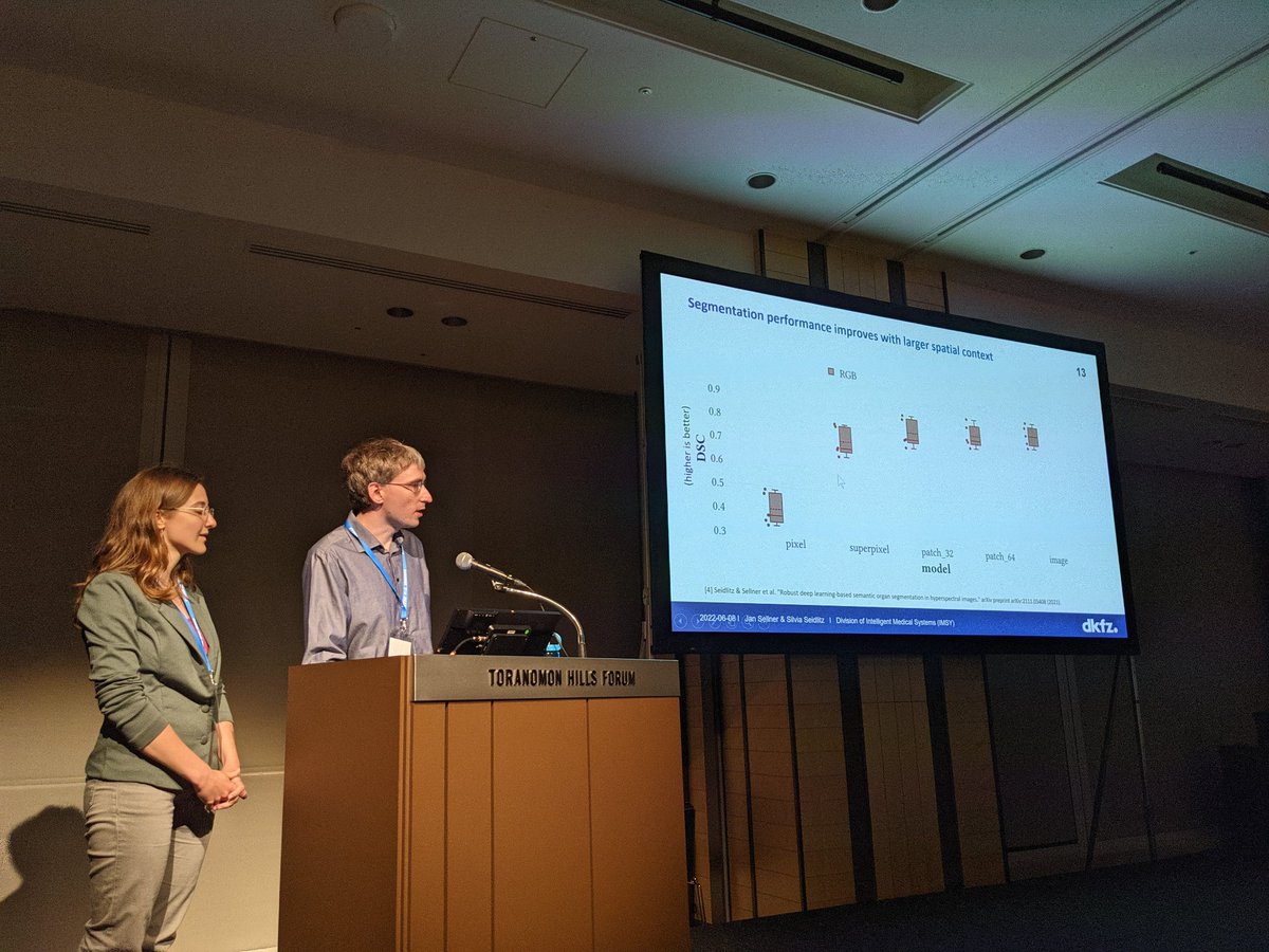 IPCAI_conf's tweet photo. Joint presentation of Silvia and Jan for their long abstract Robust deep learning-based semantic organ segmentation in hyperspectral images! https://t.co/SQSYjLV9VG
