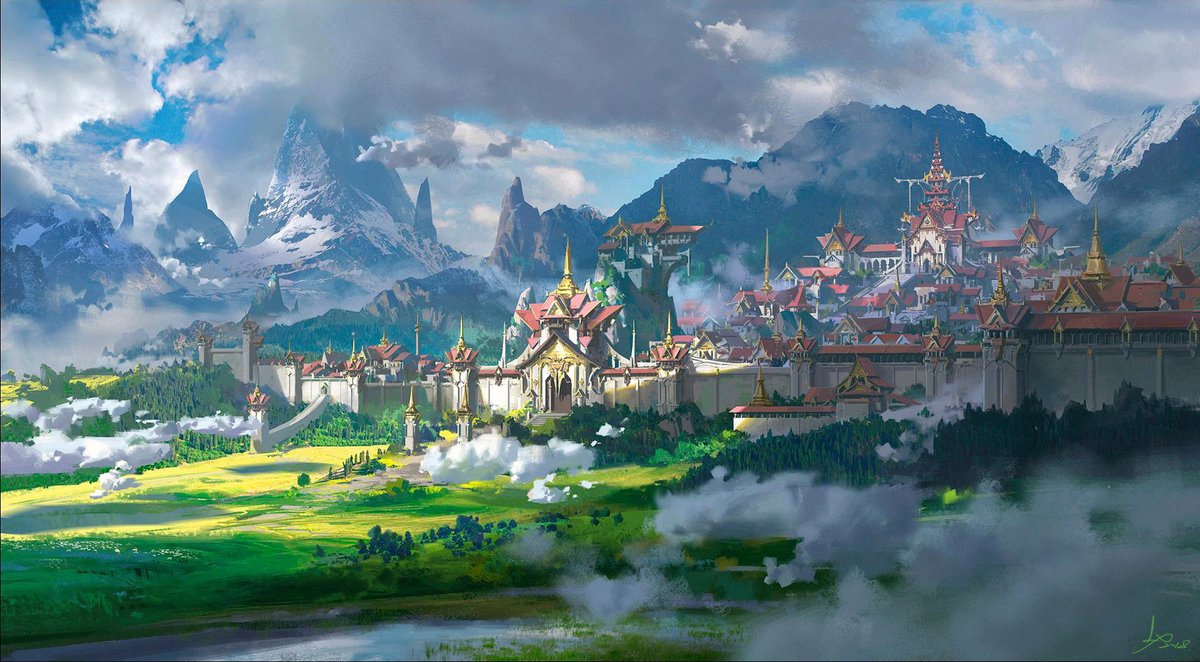「Dive into The Art of Ling Xiang, a Chine」|IAMAGのイラスト