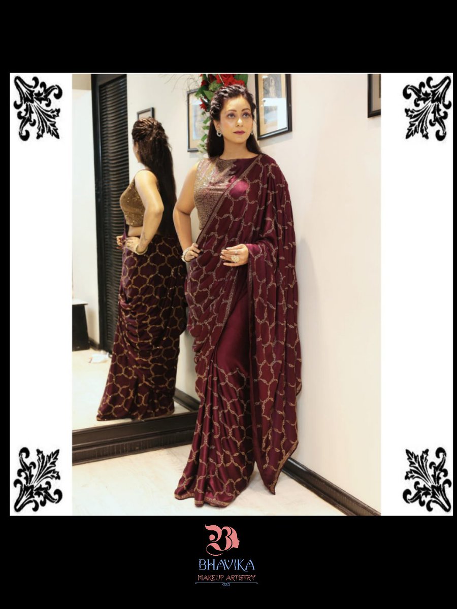 Bhavikamua's tweet photo. Catalogue Shoot โค
.
.
.
Makeup : @darshu_makeover_artist
Hair : @bhavikamakeupartistry Drape : @bhavikamakeupartistry Model #1
#makeup #makeuplook #makeuptutorial #makeupartist #makeuplover #makeupaddict #hair #hairs #hairstyles #curls #saree #hastkala #shoottime #makeupshoot https://t.co/lJz71RzgF3