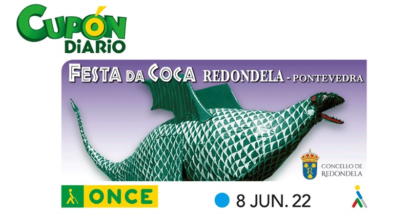 ONCE_oficial's tweet photo. ¡Hoy celebramos la #FestadaCoca de #Redondela en 5 millones de cupones!🐉

#CupONCE @JuegosONCE #CupónDiario #BienJugado 
@redondela_tweet