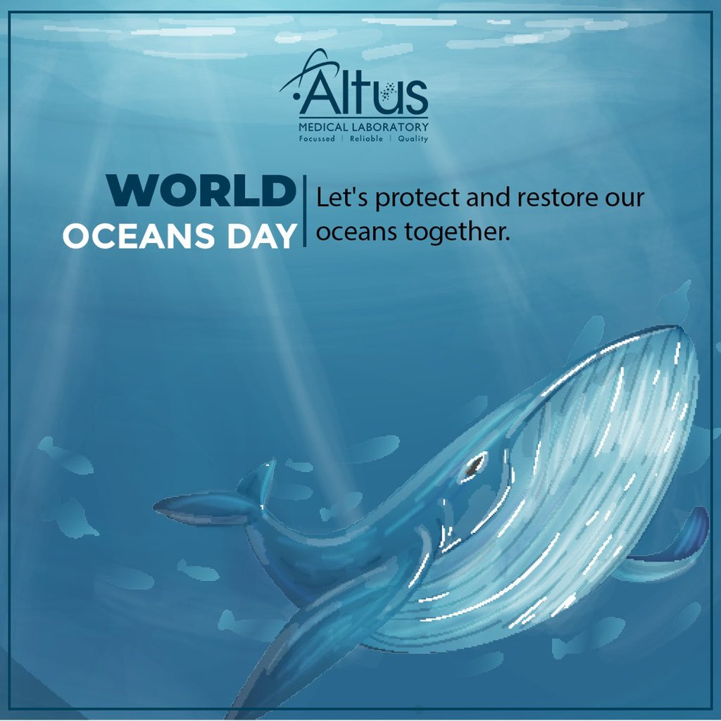 LabAltus's tweet photo. Happy world Ocean’s Day.
Contact us now: 0172 501 7001
#altusdiagnostic #altuslab #altuschandigarh
#diagnosis #altus #earlycheckup #altusdiagnostic
#goodhealth #gethealthy #healthylife #oceans #oceansday https://t.co/aSE3SdUIrx
