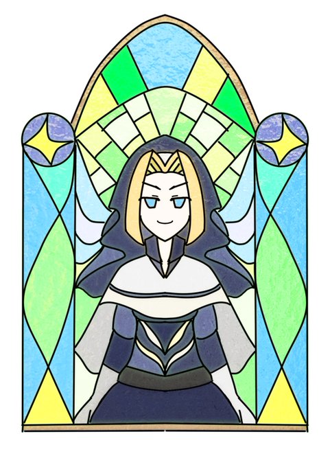 ステンドグラス風のtwitterイラスト検索結果