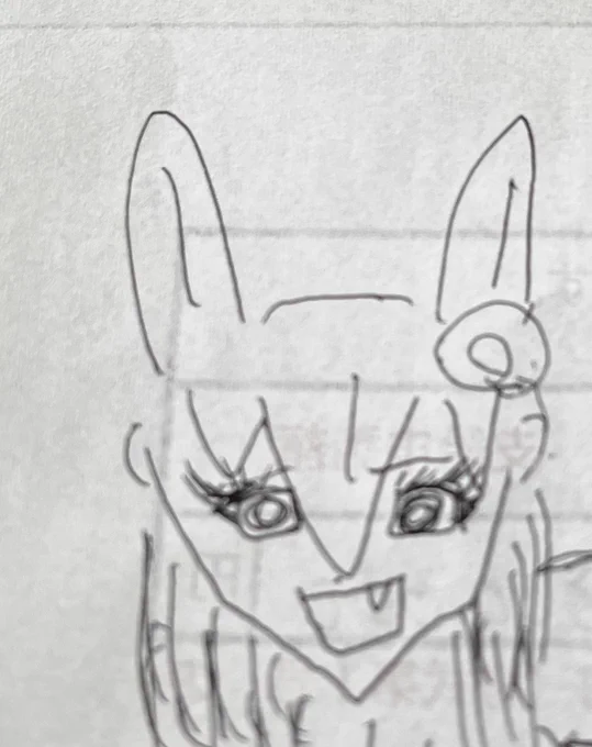 母親が描いたタマモクロスみて 