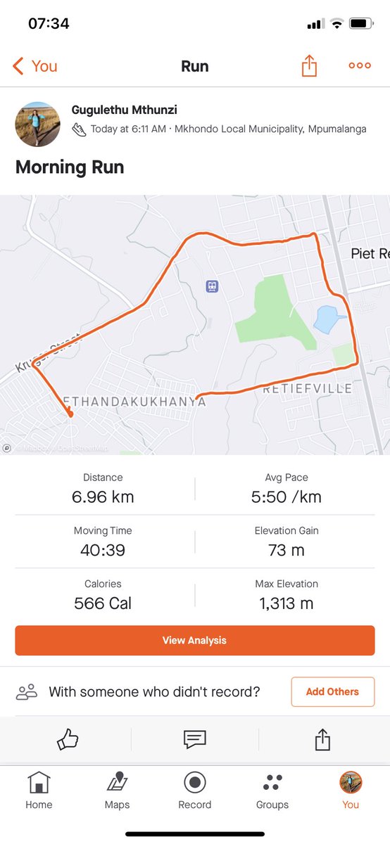 gugu_mtz's tweet photo. Birthday run, happy birthday to meπ₯³ππππphela I had to run today #YUGOBIRTHDAY2022 #Happiest Birthday #RunningUpThatHill #runningwithtumi #FetchYourBody2022 #runningformore https://t.co/iprx88fWdH