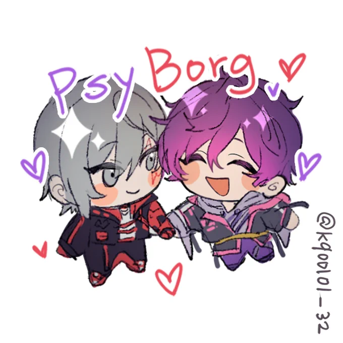 doodle~#PsyBorg #Artchivist #AlbanKnoxArt #VioletAtelier 