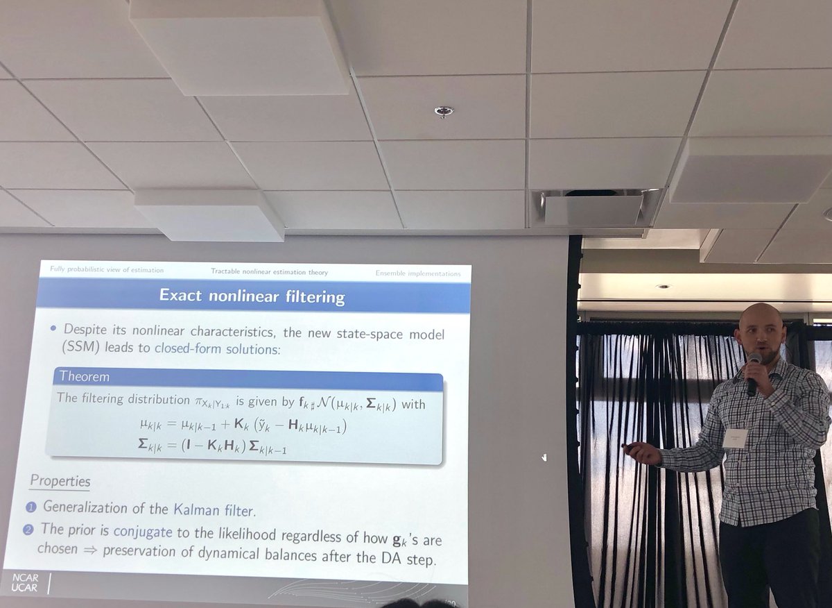 hristochipilski's tweet image. First in-person talk after nearly 3 years. Great to catch up with so many colleagues from around the world! #ISDA22 #DataAssimilation #MachineLearning