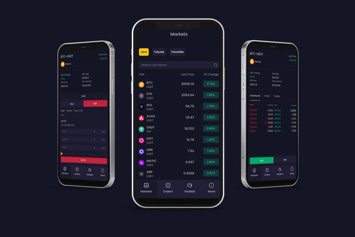Great news! We released mobile apps for our CEX based Exchange (both Android and iOS supported). Kindly contact us at cryptocurrency-exchange.software to get more information