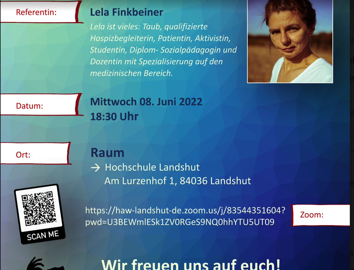 "Taube Patient*innen" heute, 18.30 Uhr, Online-Vortrag - Hochschule Landshut 

youtube.com/watch?v=MSBX-M…
