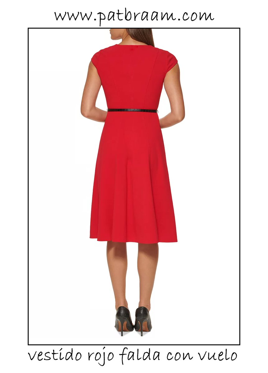 🖤❤️Vestido confeccionado en crepé rojo
con cuerpo ajustado y falda con vuelo
este diseño favorece y disimula el culete y la barriguita
la manga se personaliza para cada clienta
en PatBraam.com adaptamos los diseños a vuestras medidas tallas desde la 34 hasta la 60❤️🖤