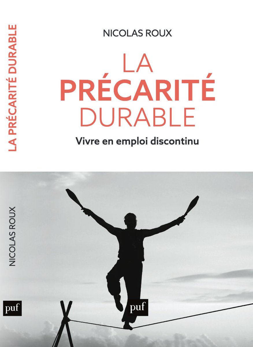 NDuvoux's tweet photo. [Passion édition] 

Nicolas Roux, La précarité durable. Vivre en emploi discontinu, à paraître le 24 août 2022 aux @editions_PUF. 

@universitereims @CeetEtudes https://t.co/9xGUyfnLku
