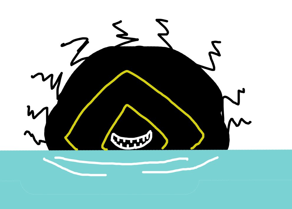 hat_nome's tweet photo. @YukiSa_zuououo *marco!*
*polo!*
*marko!*
...
*marko?*

(six is a shark today) https://t.co/TyM2mfcOPL