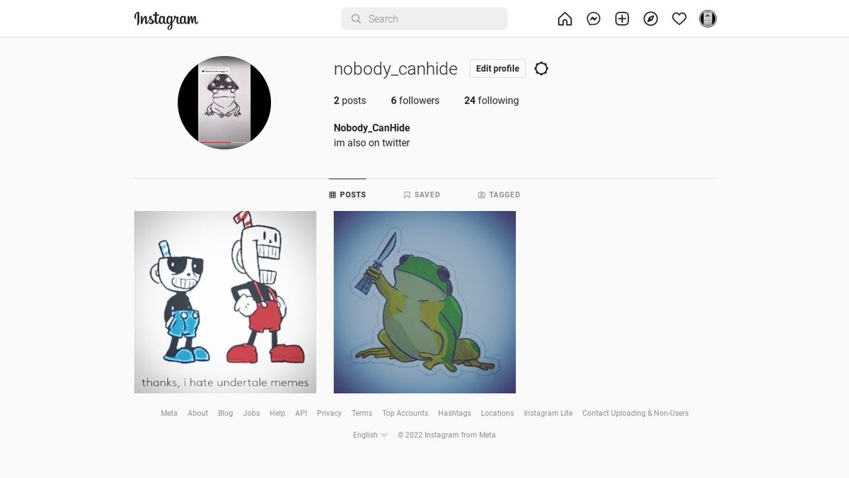 Nobody_CanHide's tweet image. im also on instagram.