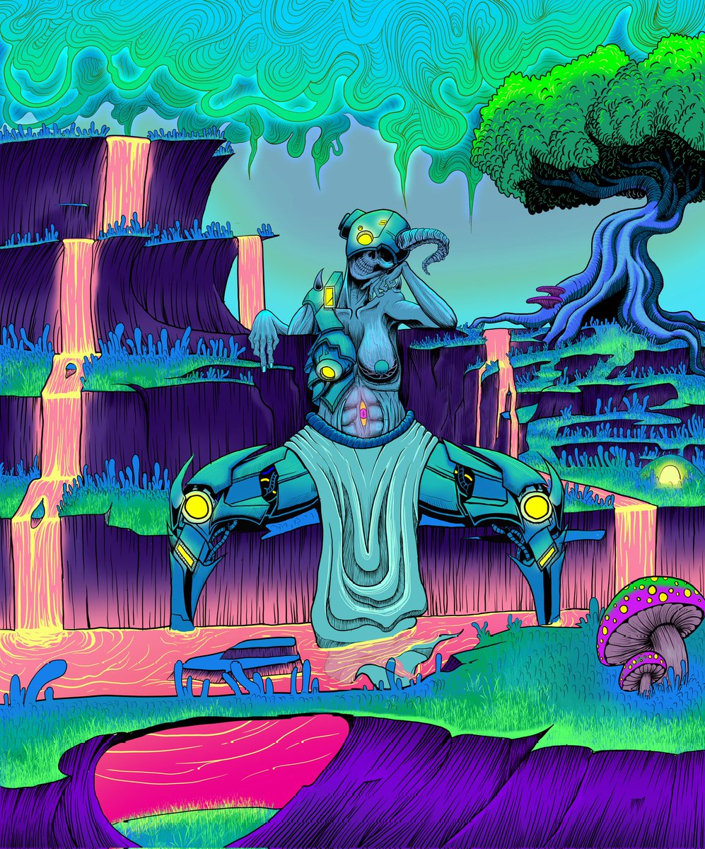 Fvcry_'s tweet image. "Chill With Nature"

#FunArt #ilustration  #nftcollector #art #nftindonesia #Monsterverse #cyber #ArtistOnTwitter #NFTcollectible #NFTCommumity #NFTartists #NFTshill #NFTdrops #NFTs