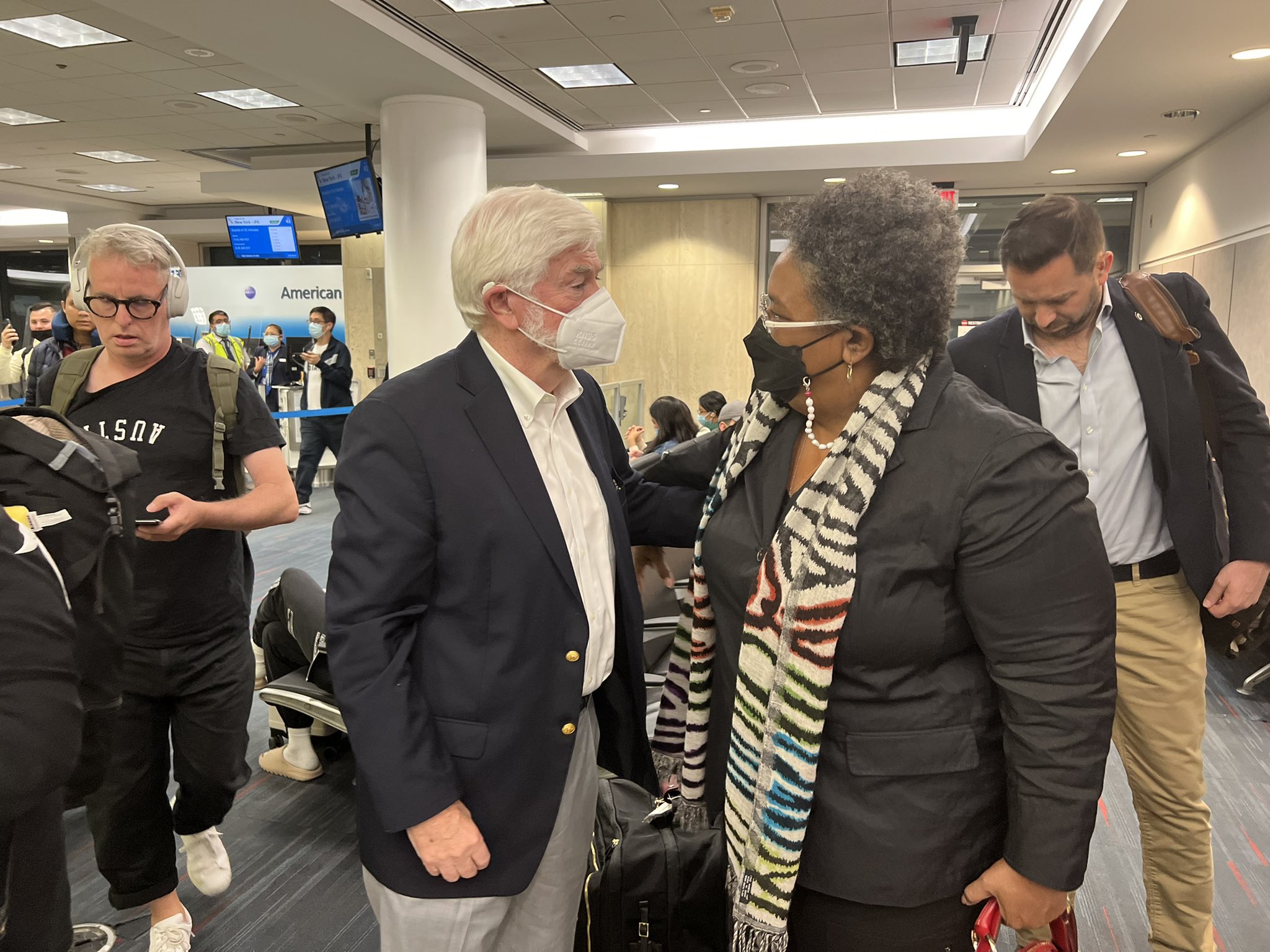 Kawsachun News on Twitter: "Barbados Prime Minister Mia Mottley arrives