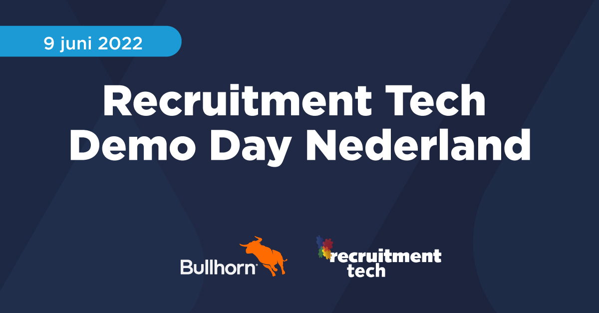 Hopelijk treffen wij elkaar morgen eindelijk weer offline tijdens het <a href="/RecrTech/">Recruitment Tech</a> Demo Day event in Utrecht. Wij hebben er enorm veel zin in. Scoor een Bullhorn bull bij de stand en ga in gesprek met onze consultants. bit.ly/3GhivJZ