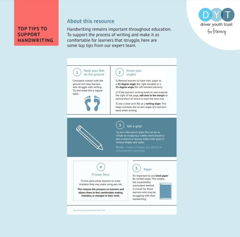 Are your learners struggling with handwriting? Try a few of our top tips: bit.ly/3MnJGEr