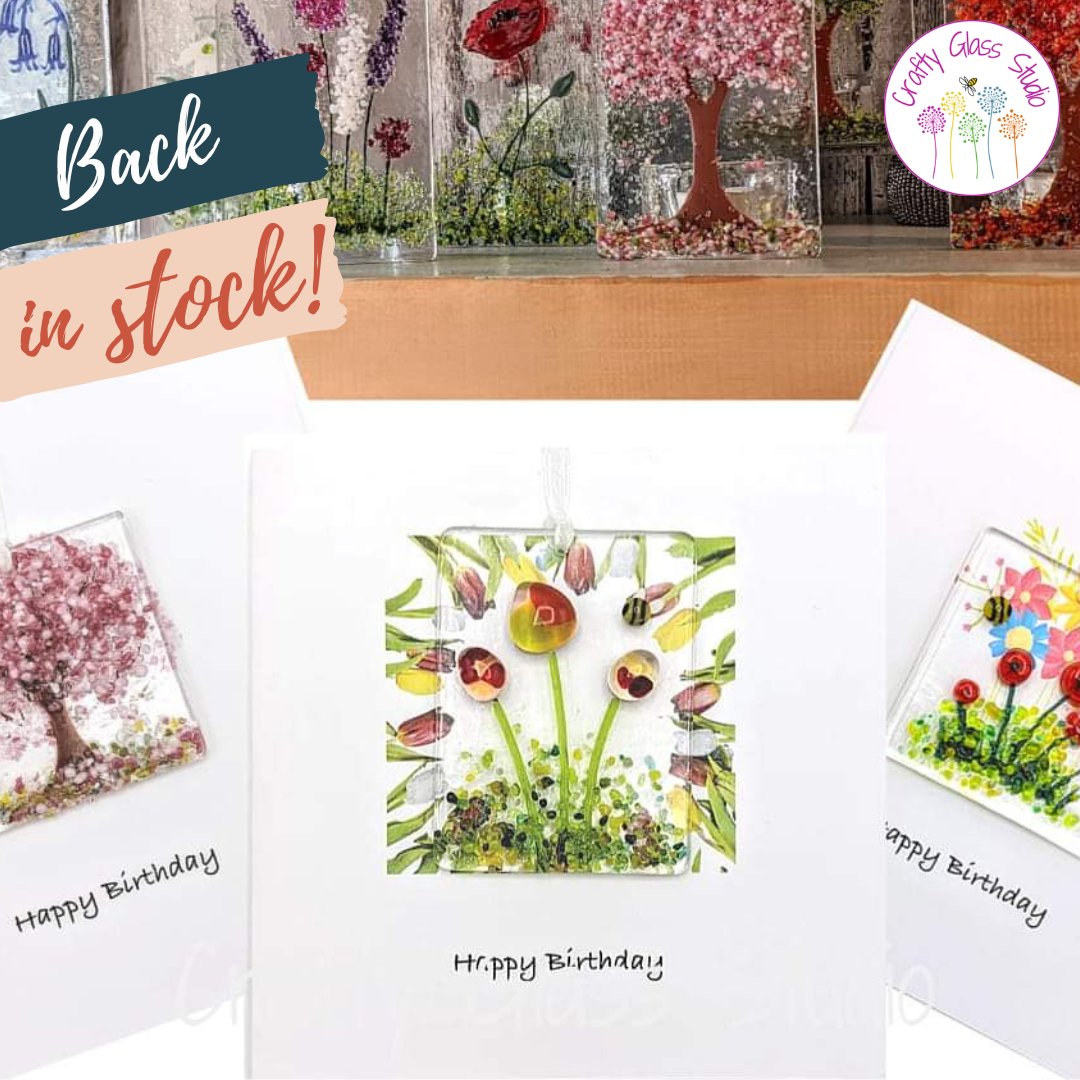 SharpesMuseum's tweet photo. We've had another delivery of these beautiful cards from Jyoti over at @GlassCrafty 

Jyoti is an award winning designer and creator of decorative fused glass artwork homeware and jewellery. We're delighted to be a stockist!

#DerbyshireMaker #supportlocal #shoplocal https://t.co/A4UPw6tTLh
