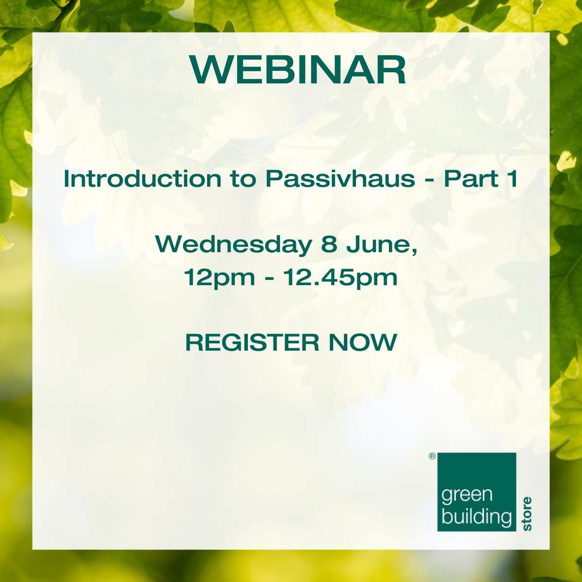 weare_21degrees's tweet photo. Not too late to sign up tomorrow and Thursday's webinar Introduction to Passivhaus Part 1. Sign up here https://t.co/2KwRP0kolG
#greenbuildingstore #passivhaus #webinars https://t.co/5Pvb6r5pIX