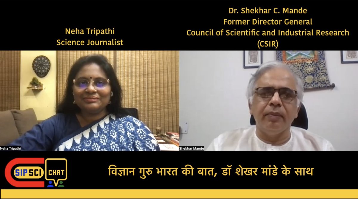 NehaScope's tweet photo. 🇮🇳 @shekhar_mande talks about India : ‘The Science Guru’ 

https://t.co/40RSQ5L6UV 

A must watch for every Indian to know where India stands and heads in Science and Technology sector… 

#science #guru #india #csir #Indian #SipSci #science #Bharat #scienceguru https://t.co/mn7DfksDzX