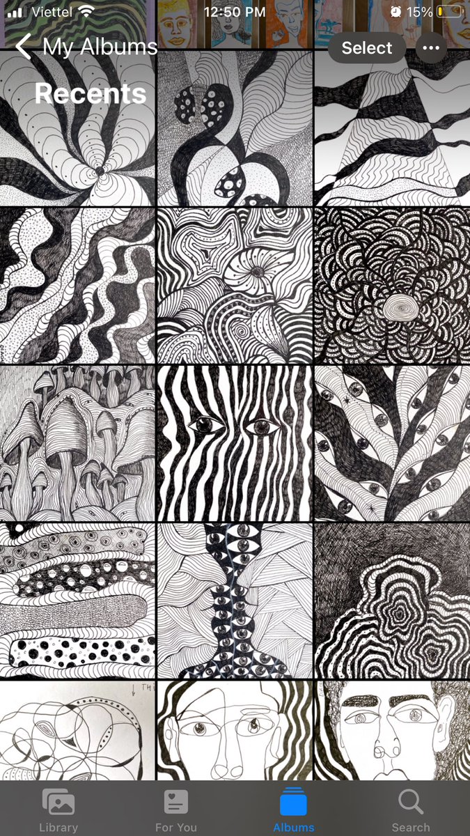 ineed_aclue's tweet photo. I got so inspired to be a part of this colorful and creative #NFTCommmunity 
Today I am working on my ink hand drawings and looking forward to represent new collection of trippy monochrome #NFT artworks. https://t.co/MJpfdsywQ7