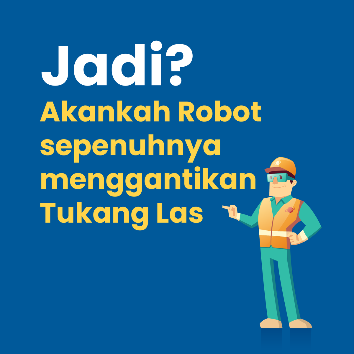 bumi_info's tweet photo. Halo sobat welder, gimana nih kira-kira pendapat kalian. Mungkin gak sih kalau profesi welding bakalan digantiin sama Robot/Mesin dimasa mendatang?
Yuk diskusi dikolom komentar 😉

#welding #tukanglas #tukanglaslistrik #tukanglasindonesia #mesinlas #mesinlaslistrik #senimanapi https://t.co/2N0UmzPfSv