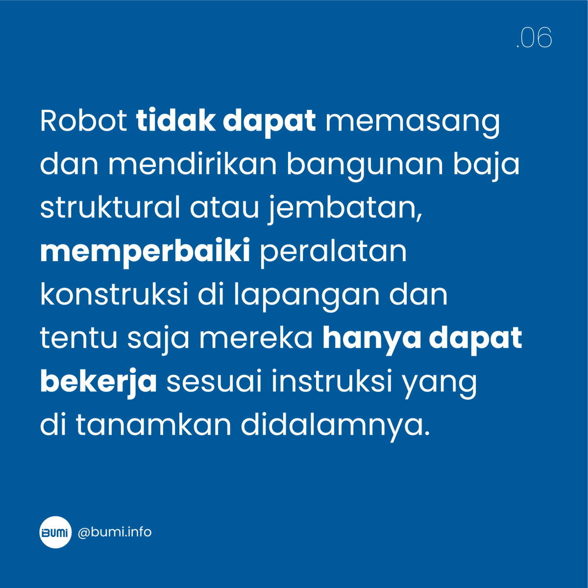 bumi_info's tweet photo. Halo sobat welder, gimana nih kira-kira pendapat kalian. Mungkin gak sih kalau profesi welding bakalan digantiin sama Robot/Mesin dimasa mendatang?
Yuk diskusi dikolom komentar 😉

#welding #tukanglas #tukanglaslistrik #tukanglasindonesia #mesinlas #mesinlaslistrik #senimanapi https://t.co/2N0UmzPfSv