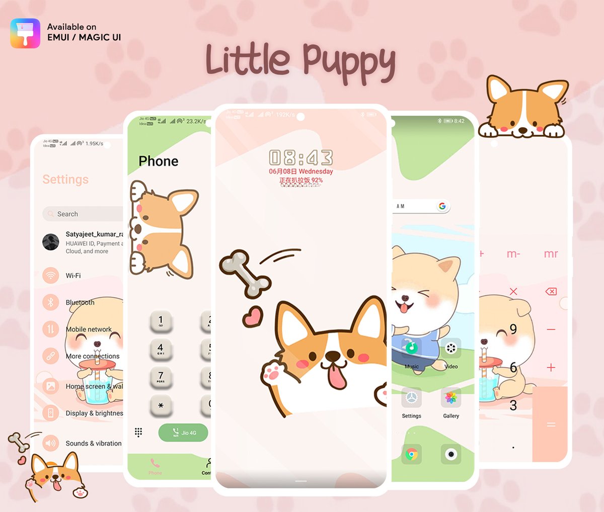emui_themes's tweet photo. Little Puppy  EMUI 11/10 | Magic Ui 3/4/5 | Harmony OS Theme 🥰🥰

😍😍 Get It Now 😍😍

Download Theme - https://t.co/WvzdOIFsMy

#emui #HarmonyOS #emuithemes #magicuithemes #honorthemes #huaweithemes #emui10themes #magicui4themes #emui11 https://t.co/3BMWJexmbH