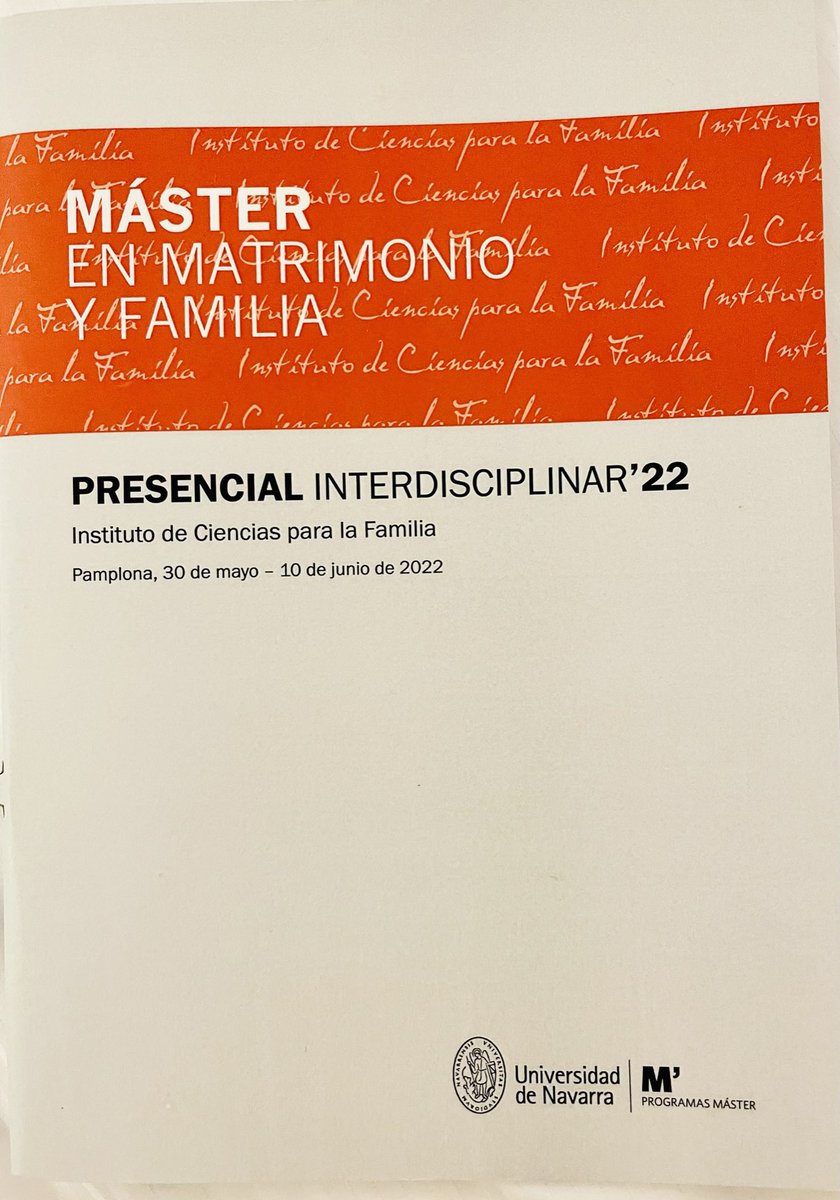 PalomadeCendra's tweet photo. ¡Aquí voy a pasar unos días! Disfrutando y aprendiendo con los alumnos del Máster en Matrimonio y Familia. ¡Gracias UNAV por contar conmigo y por cuidar lo importante! https://t.co/CTjA9q803w
