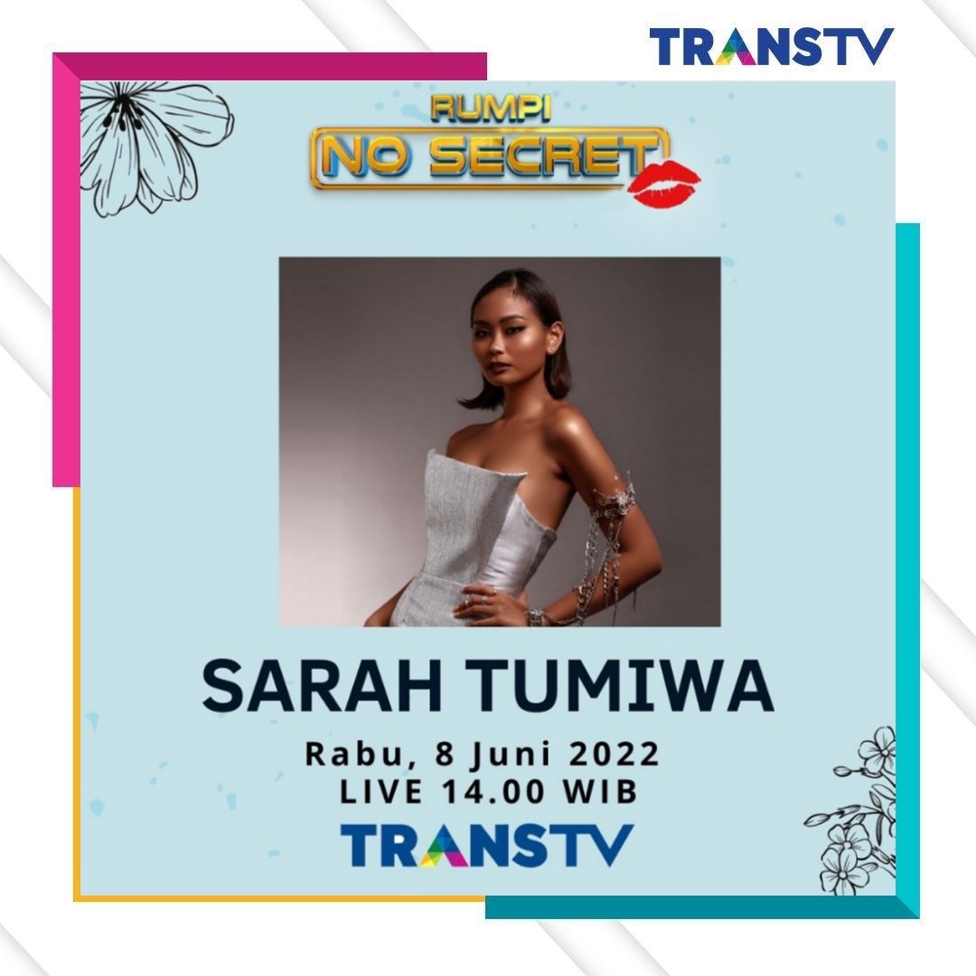 TRANSTV_CORP's tweet photo. Waaahh @rumpi_ttv kedatangan model cantik @sarahtumiwa nihh! 😍
Saksikan @rumpi_ttv siang ini pukul 14.00 WIB hanya di #transtv
#rumpi
#rumpittv
#rindutranstv
#ss https://t.co/Hn7VCjqH2a