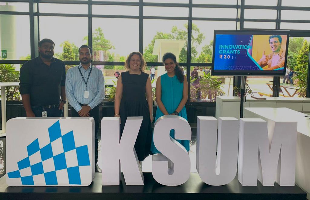 startup_mission's tweet photo. #KSUM is honoured by the visit made by Anna Shotbolt, British High Commissioner, Karnataka and Kerala, and UK Trade officials to Integrated Startup Complex today. #Startups got a chance to exhibit and explain their products and a chit chat with the delegates.
#delegatevisit https://t.co/X00MLgS7Ga