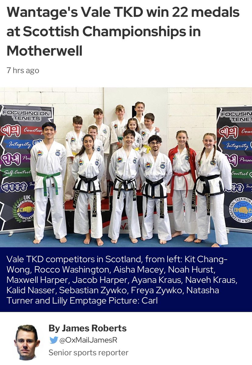 ValeTKD1's tweet photo. Thank you @OxMailJamesR for the write up &amp; support. 

Super proud of the team who travelled &amp; to all medal is fantastic https://t.co/FgyB2h2L09