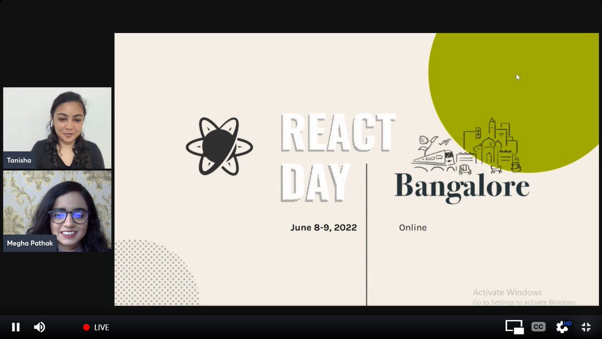 AswinBarath2's tweet image. ⚛️React Day Bangalore 2022 has begun⚛️

Here we go!
🚀🔥🥳

#ReactDayIn2022 #TIL #fun 

1️⃣