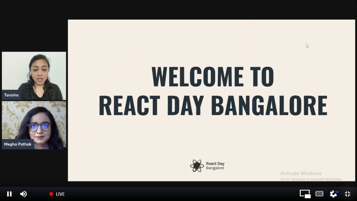 AswinBarath2's tweet image. ⚛️React Day Bangalore 2022 has begun⚛️

Here we go!
🚀🔥🥳

#ReactDayIn2022 #TIL #fun 

1️⃣