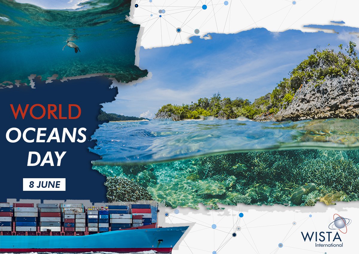 WISTAInt's tweet photo. #WorldOceansDay is celebrated every year on 8 June. Oceans are not mere bodies of water, they are the source of life on Earth&amp;the source of oxygen for us.
Collective action for the preservation of the water body as the oceans are an essential link for all of us.
#Revitalisation https://t.co/NzXQh7rONH