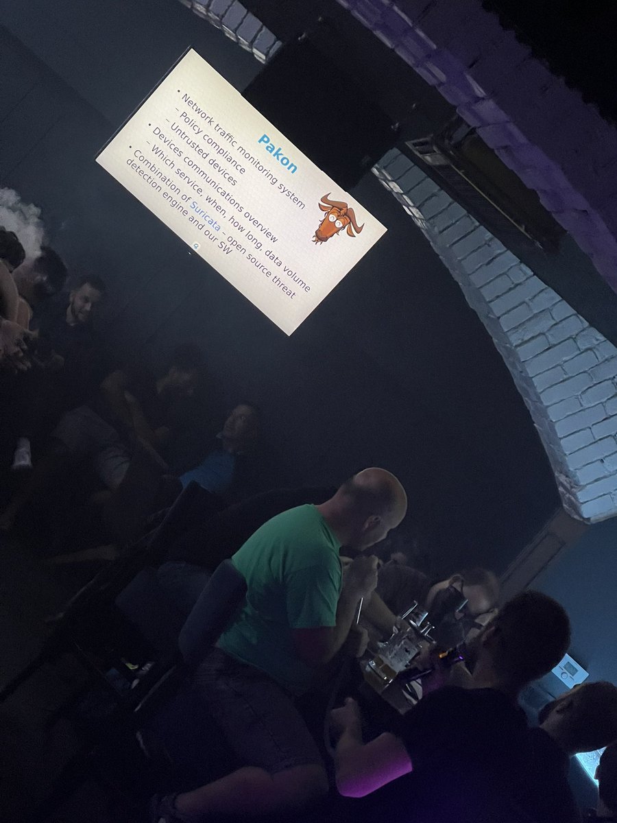FBorsik's tweet photo. “Kyberbezpečnost, včera, dnes a zítra” - #TopMonksCaffe by @topmonks
1Miroslav Hanák (SW dev), Petr Novák (R&D) (@turris_cz )
2@m13xx (Security Architect - @komercka)
3Petr Grambal (SecurityLab - #TopMonks)
#MoreThanARouter #OpenSource #CyberSecurity #WiFi https://t.co/dyvWu1sI9I