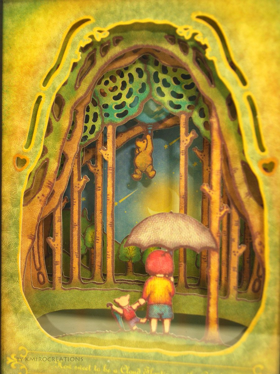 kmirocreations's tweet photo. "A Cloud Floating in the Blue"
Art Print Shadow Box by KMIROCREATIONS
Inspired by "Winnie the Pooh" Book

#pooh #winniethepooh #winnie #bear #art #print #shadowbox #artwork #artprint #illustration #childrensbooks #childrensbookillustration #3dpaperart #paperart #papercrafts #푸우 https://t.co/uUDL3omkKo