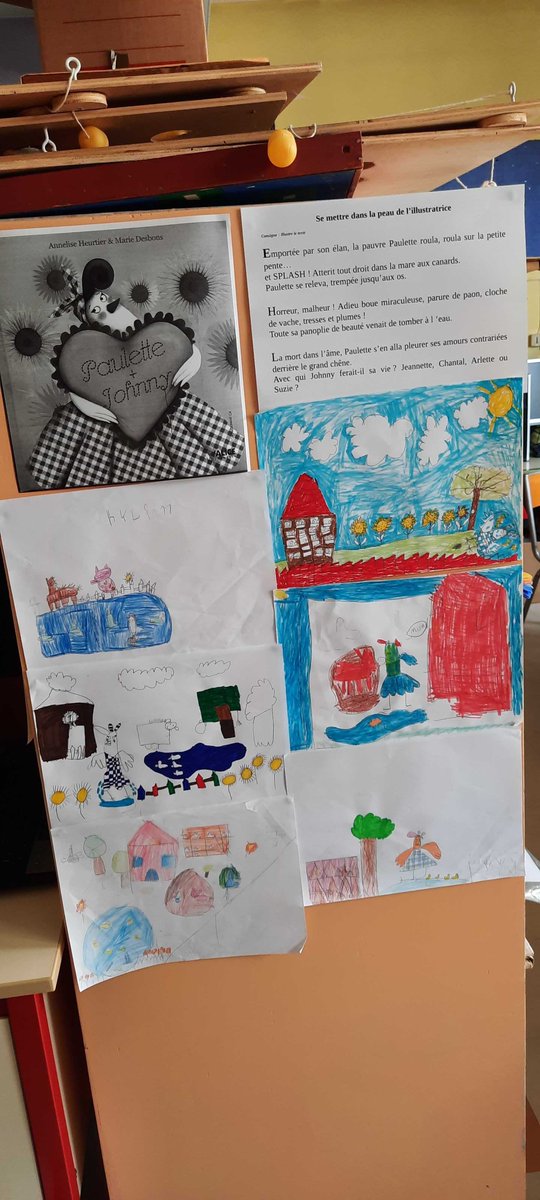jeremyharrison6's tweet photo. Les élèves de l’école se préparent à la visite de Marie Desbons, illustratrice, dans le cadre du salon du livre de jeunesse de la @VilledeVierzon avec l’appui de @weblaligue et de la circonscription de Vierzon. @GoreauCecile @ema96371910 @mathias955 https://t.co/OT4sPTYF7g