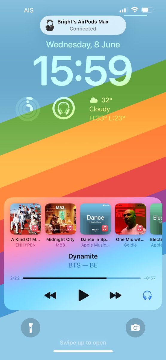 BrightMinho's tweet photo. ใช้ iOS 16 ใช้ไปก็บ่นไป
บ่นว่า สวยๆๆๆๆๆ ทั้งวัน งง https://t.co/pyLlextV3l