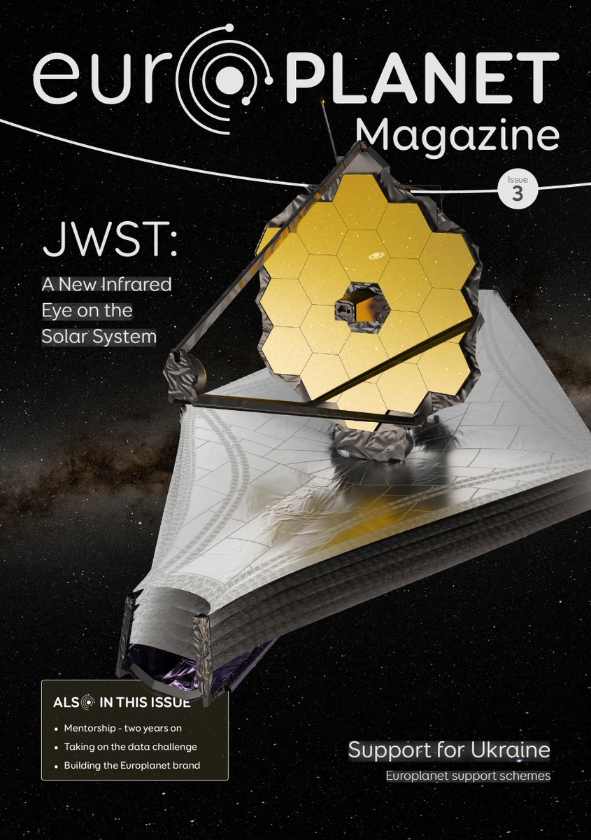 europlanetmedia's tweet photo. 📣 The third issue of #EuroplanetMagazine is finally here, it's FREE and it's VIRTUAL!

🚀 Space exploration, science with Jwst, meteor detection and much, much more ➡️ Have a look: https://t.co/iNJIRas2Vx https://t.co/ZLFFsMA3ms