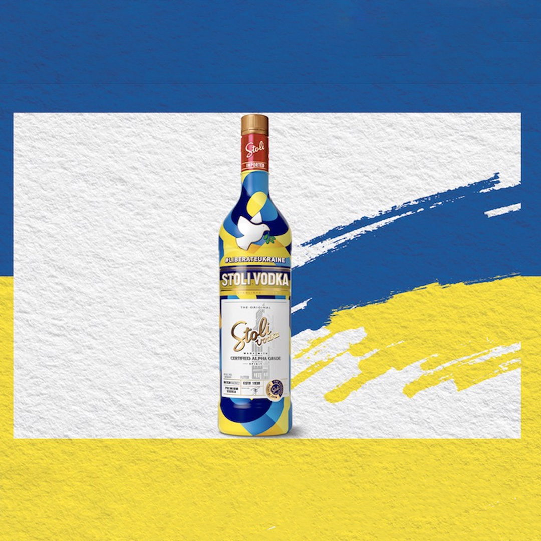 Stoli Ukraine Limited Edition now available at VIP Bottles. The proceeds of each bottle go towards the World Central Kitchen’s meals for Ukrainian refugees