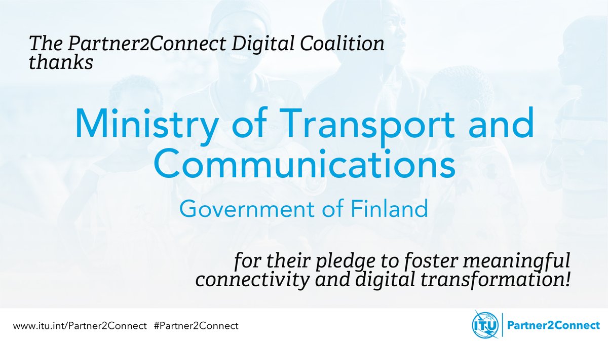 Thanks to <a href="/lvmfi/">LVM</a> for pledging $9.39 million to provide technical assistance and fund programmes through the EU D4D Hub Africa Branch to promote human-centered #DigitalTransformation in Africa. 

#Partner2Connect itu.int/partner2connect