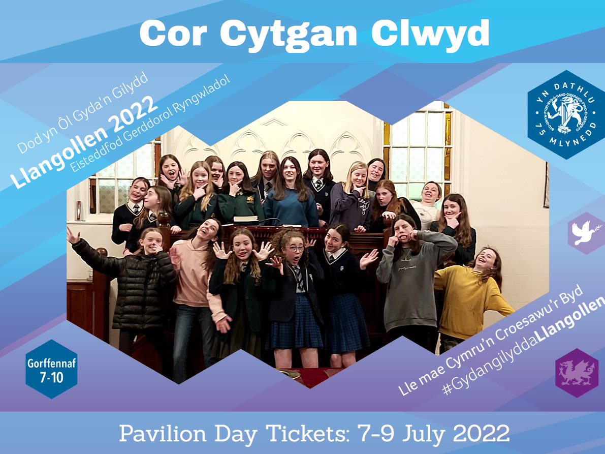 llangollen_Eist's tweet photo. The Choir was originally formed 10 years ago by Mrs Ann Davies and has enjoyed success in numerous competitions including Cor Cymru and the Pan Celtic Festival in Ireland. 

They are delighted to be supporting the wonderful Llangollen Eisteddfod.
https://t.co/ANxnYmdZKC https://t.co/qI9SJkYD3Q