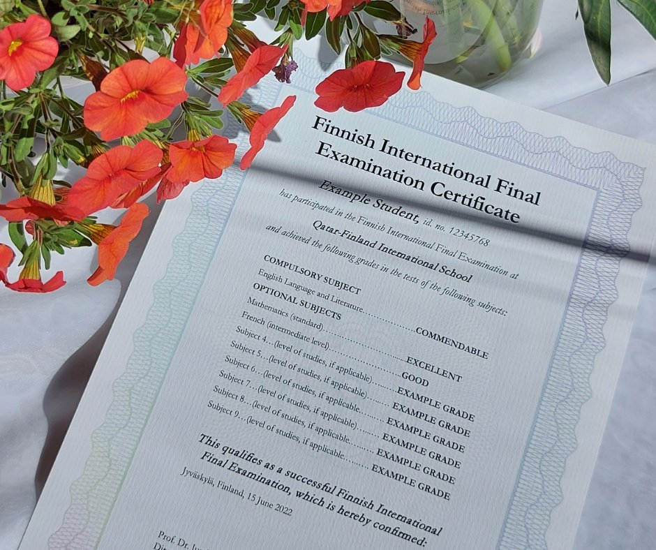 The first batch of Finnish International High School students graduate from Qatar-Finland International School on June 15. Congratulations to all graduates from ECF! educlusterfinland.fi/press-release-….

#ECFapproach #Finnisheducation #highschool #finnishinternationalfinalexamination