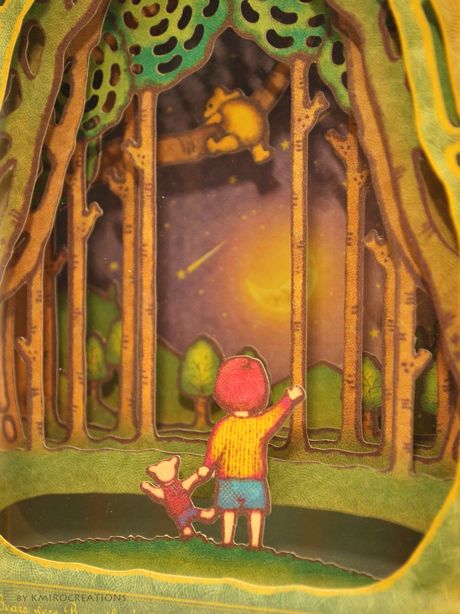 kmirocreations's tweet photo. "If Bears were Bees"
Art Print Shadow Box by KMIROCREATIONS
Inspired by "Winnie the Pooh" Book

#pooh #winniethepooh #winniepooh #winnie #bear #art #print #shadowbox #artwork #artprint #illustration #childrensbooks #childrensbookillustration #paperart #papercrafts #위니더푸 #푸우 https://t.co/cf73snf433