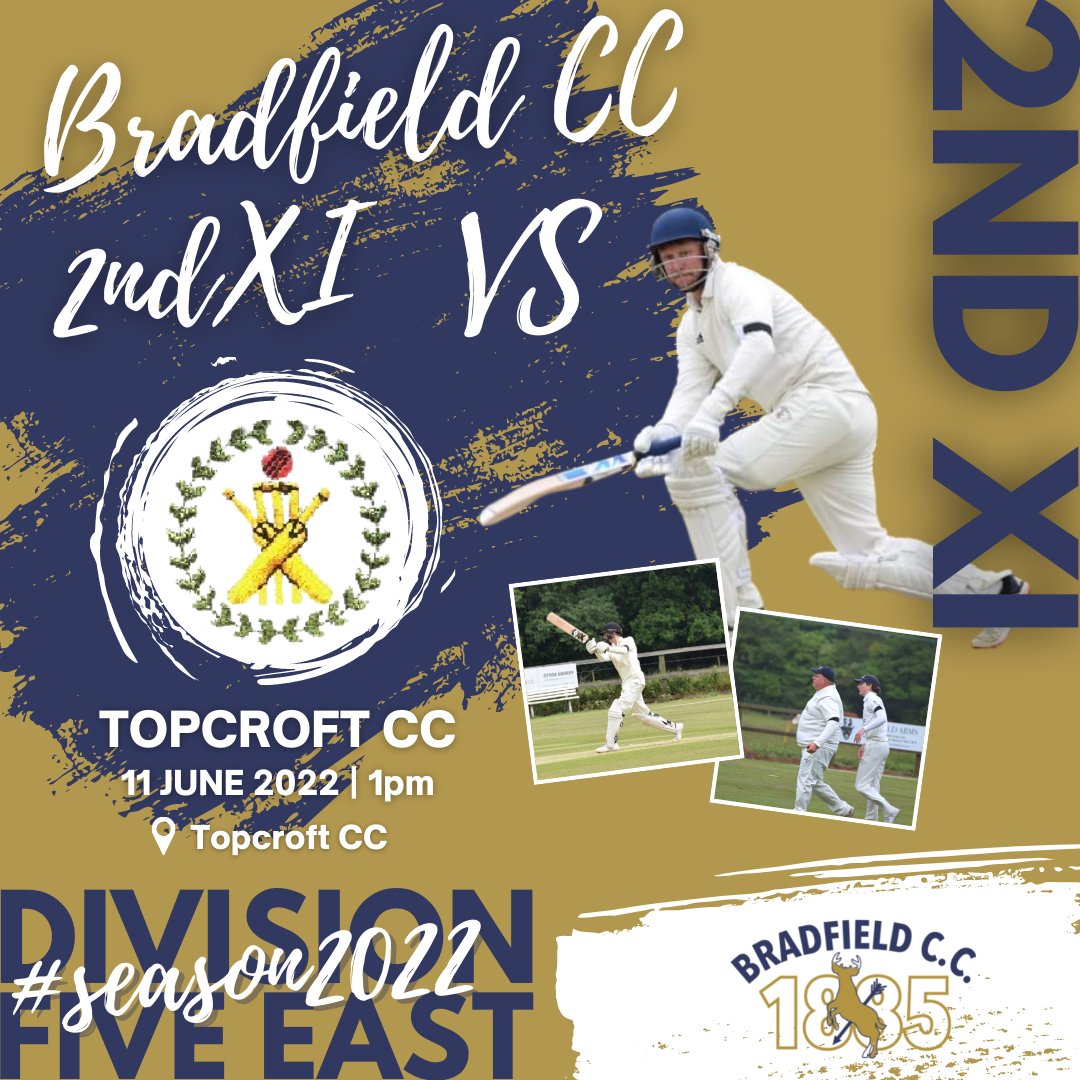 Bradfield CC (@bradfieldcc1885) on Twitter photo Saturday fixtures with both teams in action this weekend
1stXI vs <a href="/NorthRunctonCC/">North Runcton CC</a> (H)
2ndXI vs <a href="/Topcroftcc/">Topcroft CC</a> (A)
#fixtures #weekendfixtures #1stXI #2ndXI #wearepremierleague #Season2022 #norfolkcricket #bradfieldcc Saturday fixtures with both teams in action this weekend
1stXI vs <a href="/NorthRunctonCC/">North Runcton CC</a> (H)
2ndXI vs <a href="/Topcroftcc/">Topcroft CC</a> (A)
#fixtures #weekendfixtures #1stXI #2ndXI #wearepremierleague #Season2022 #norfolkcricket #bradfieldcc