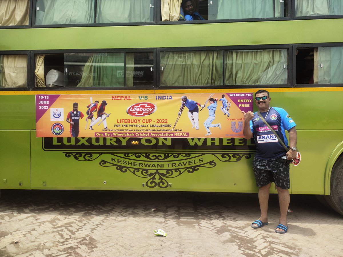 Indian Divyang-jan Cricket team is ready to depart for LIFEBUOY CUP 2022 at Mulpani International Cricket Ground, Kathmandu, Nepal from 10 to 12 June.

#LifebuoyCup2022

#DCCBI #team #india #unilever #lifebuoy #DisabilityCricket #cricket #BCCI #DivyangCricket <a href="/BCCI/">BCCI</a>