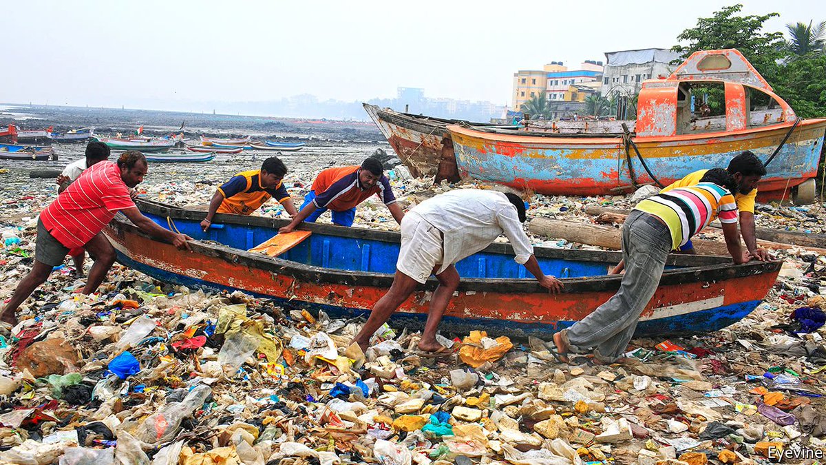 UNEP_Africa's tweet photo. Of the approximately 8.3 billion tonnes of plastic produced since the 1950s, studies show that 6.3 billion tonnes are now waste, with between 8-12 million tonnes of plastic leaking into the marine environment each year. This number is expected to more than triple by 2050. https://t.co/Y3rEfNNzct